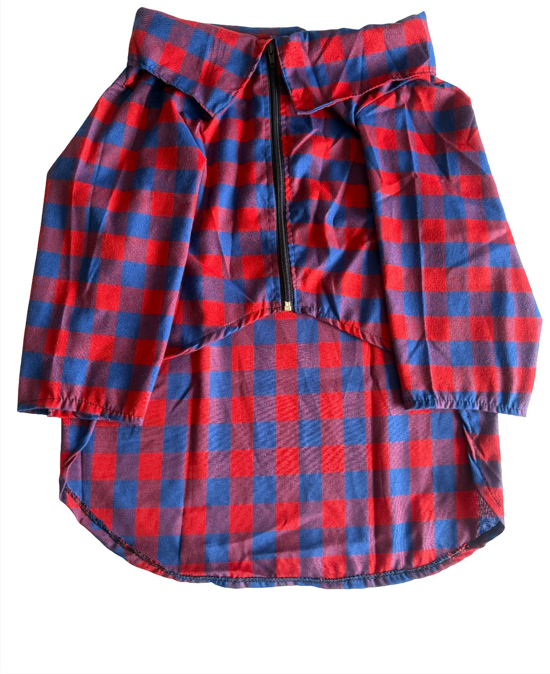 Camisa leñadora para perro