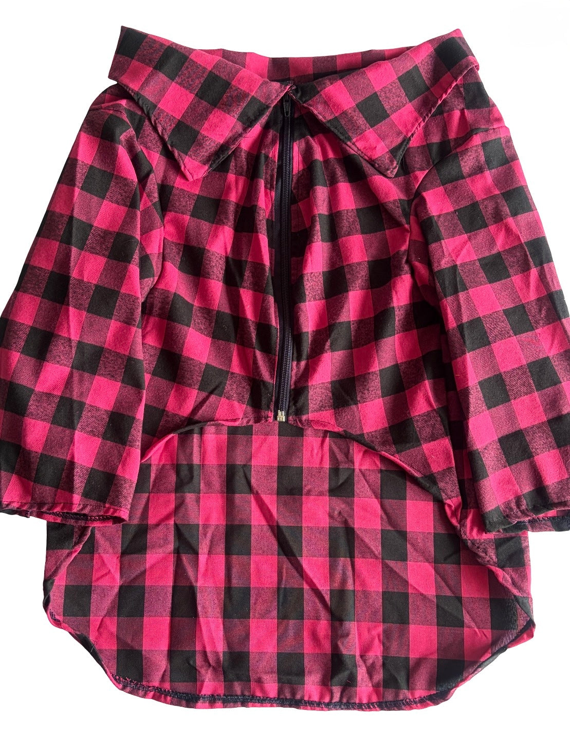 Camisa leñadora para perro