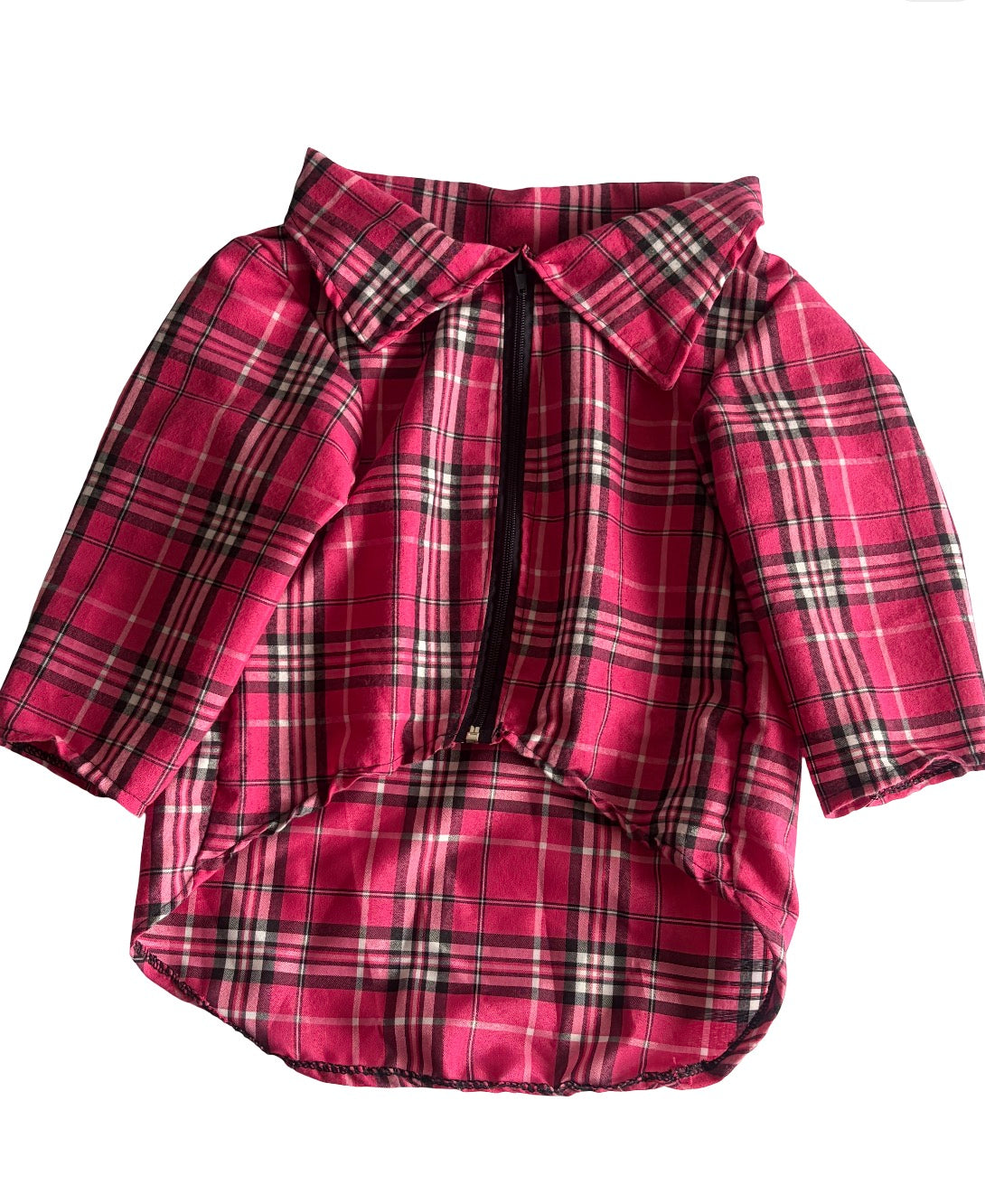 Camisa leñadora para perro