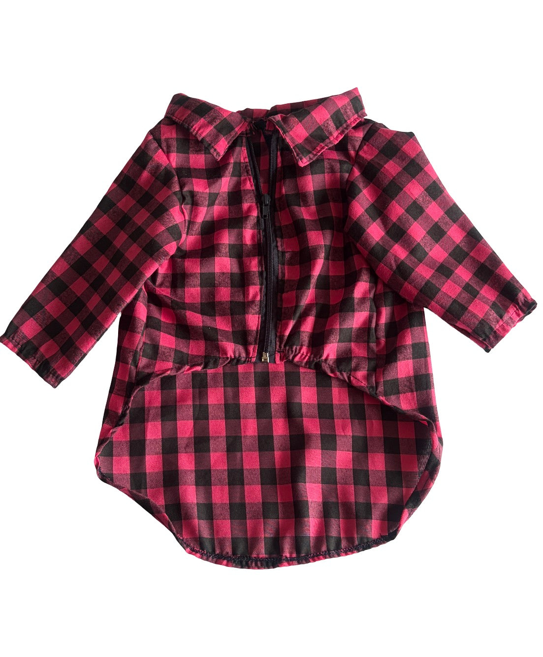 Camisa leñadora para perro