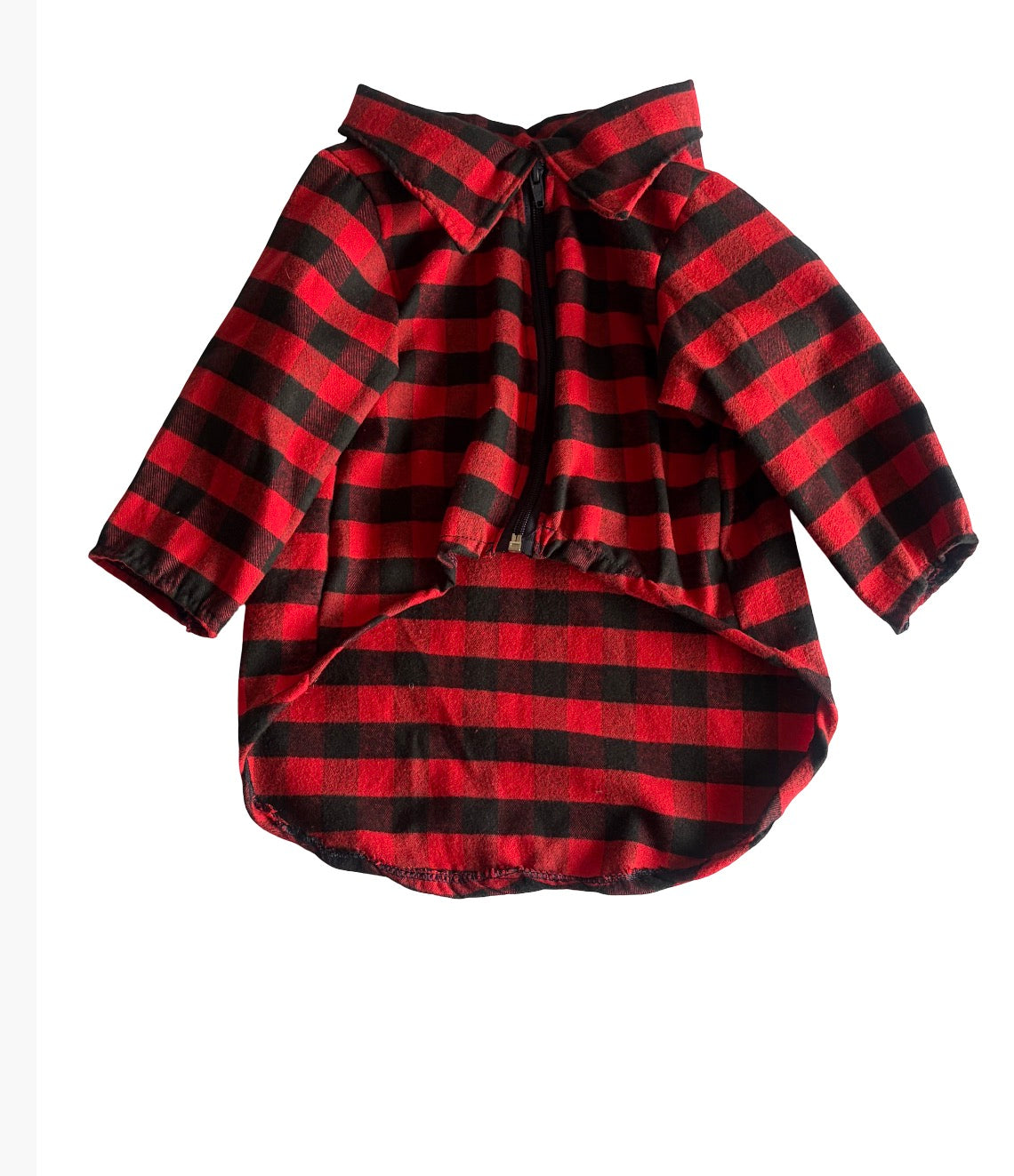 Camisa leñadora para perro