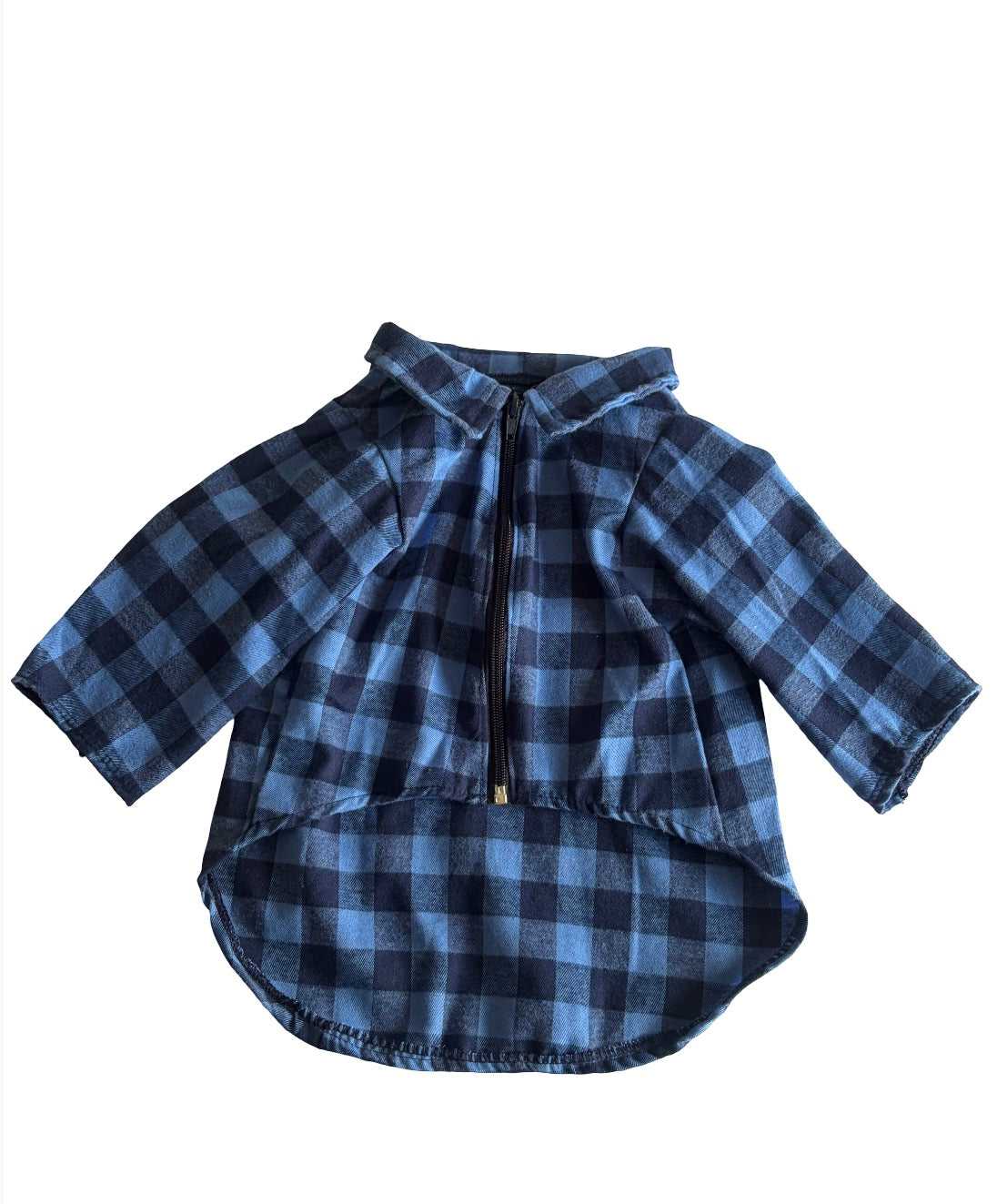 Camisa leñadora para perro