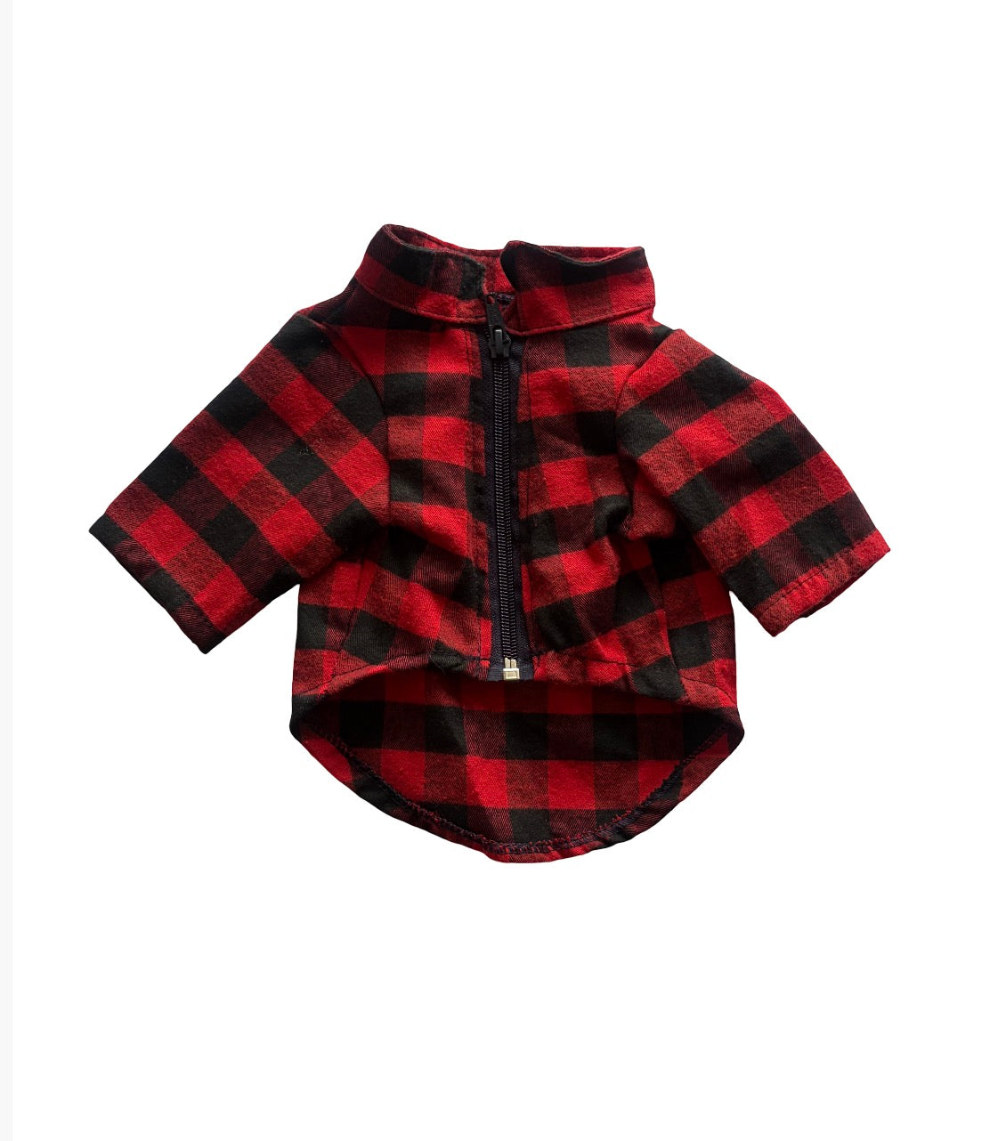 Camisa leñadora para perro
