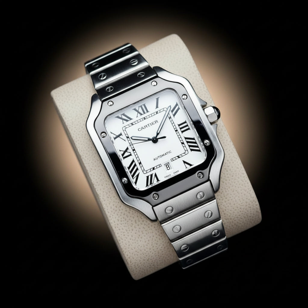 ⌚✨ Reloj Cartier Santos Acero