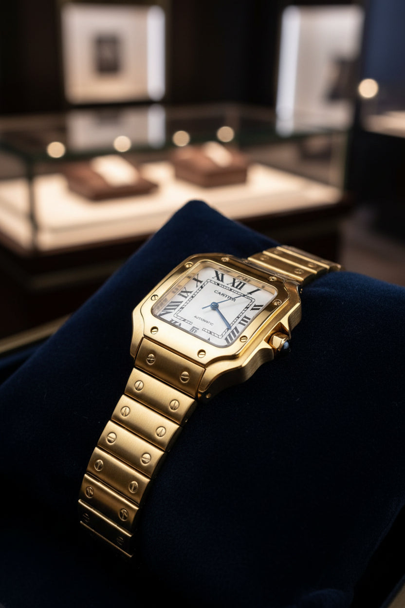 ⌚✨ Reloj Cartier Santos Acero