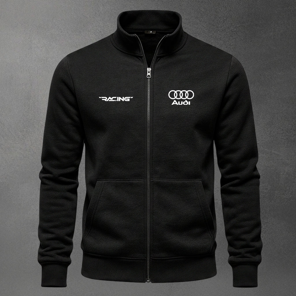🚘🔥 Buzo Cuello Alto Audi Bordado