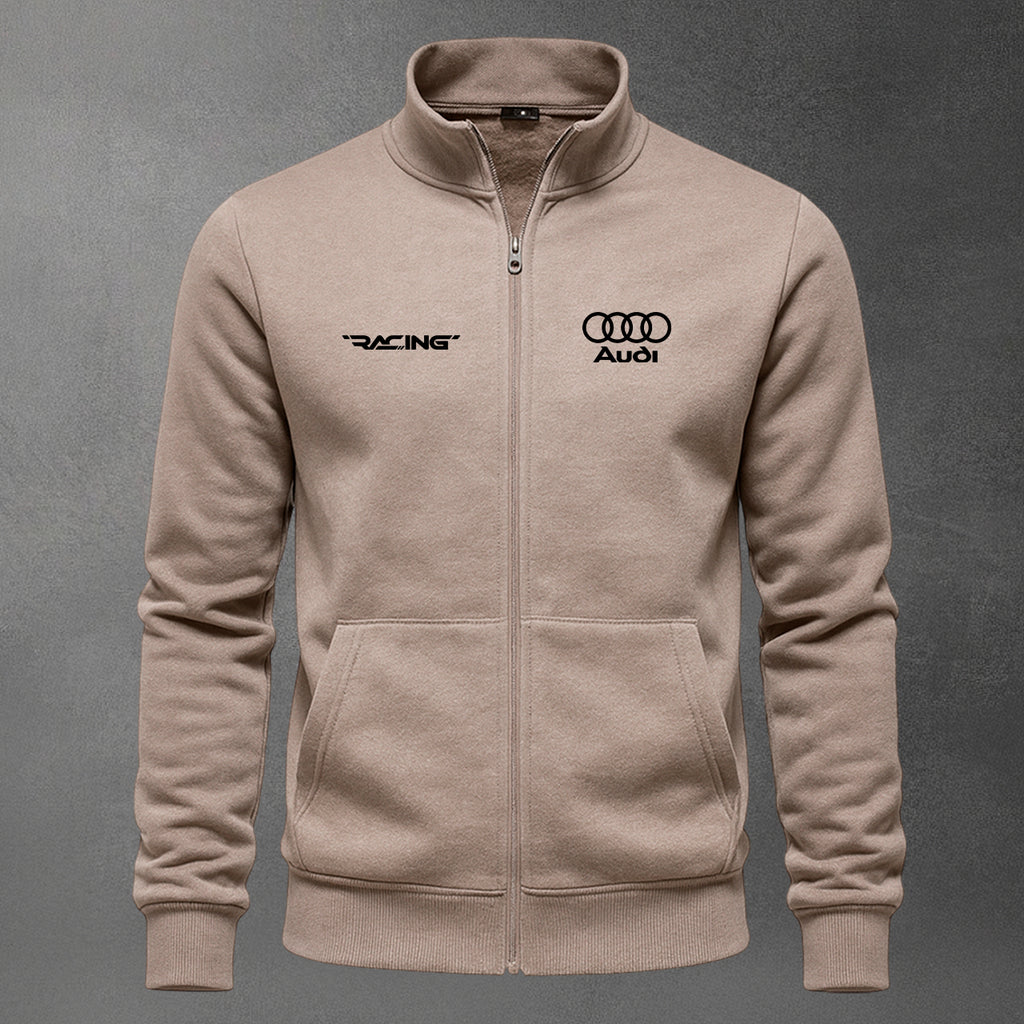 🚘🔥 Buzo Cuello Alto Audi Bordado