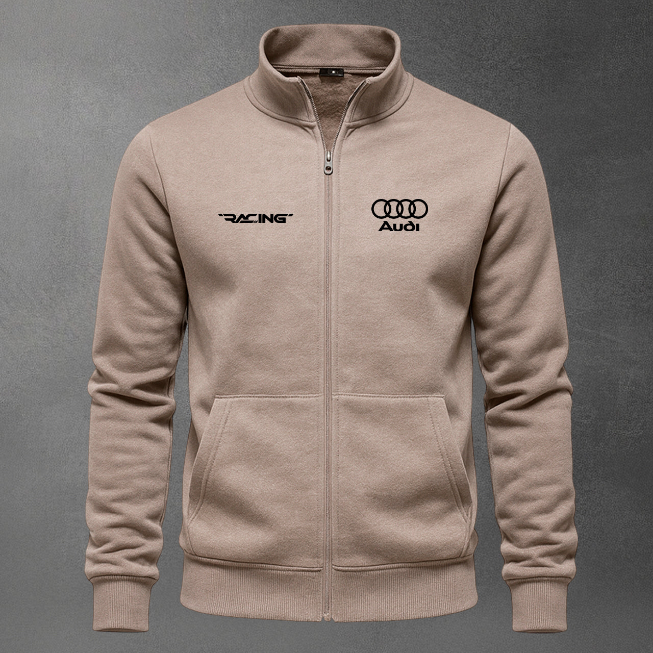 🚘🔥 Buzo Cuello Alto Audi Bordado