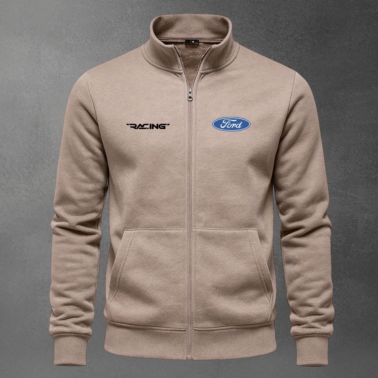 🚘🔥 Buzo Cuello Alto Ford Bordado