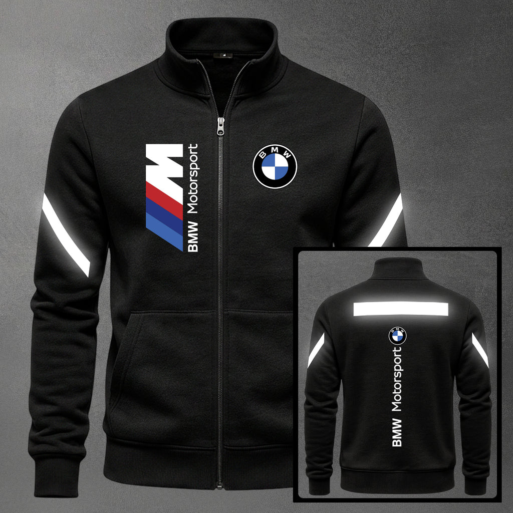 🏍️✨ Buzo BMW Reflectivo Cuello Alto