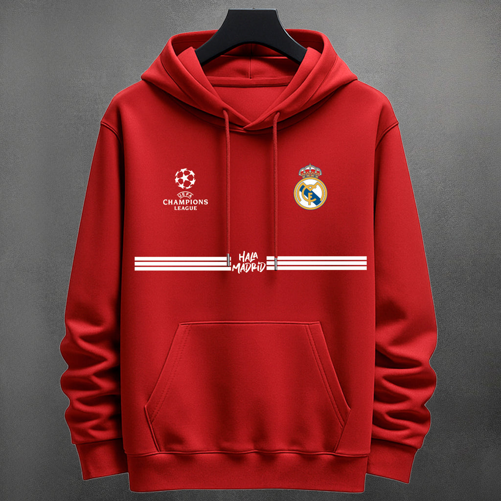 ⚽🤍 Buzo Real Madrid Logos Bordados