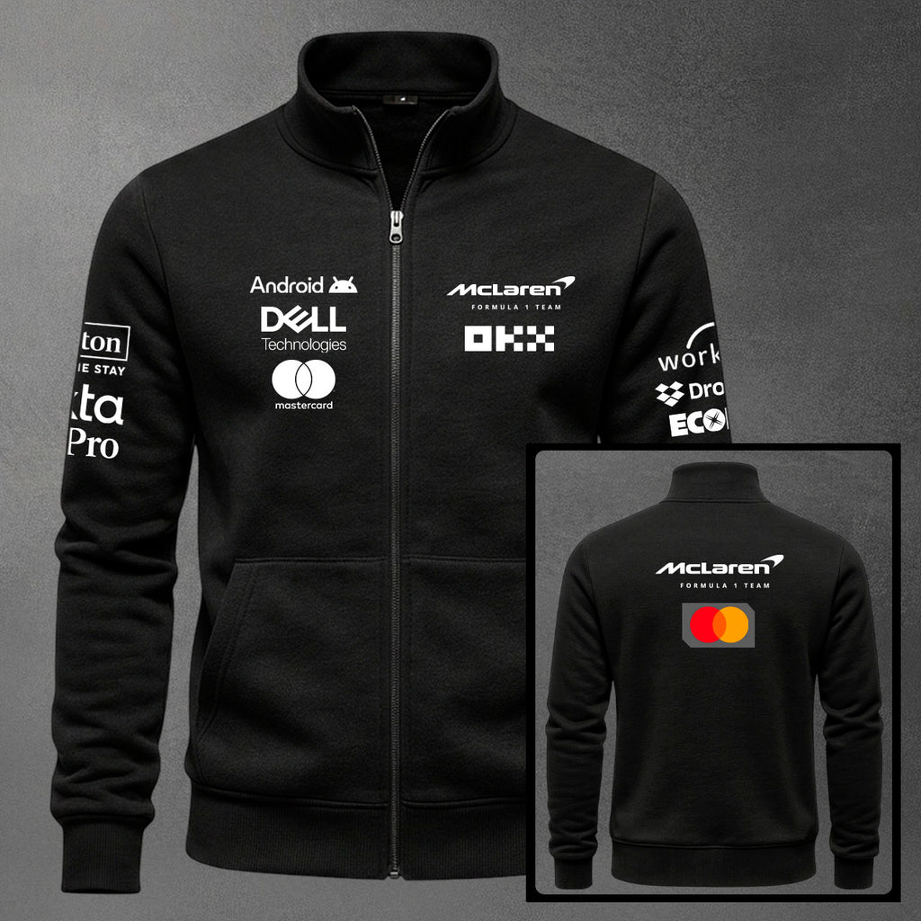 🏎️🔥 Buzo Cuello Alto F1 McLaren Estampado