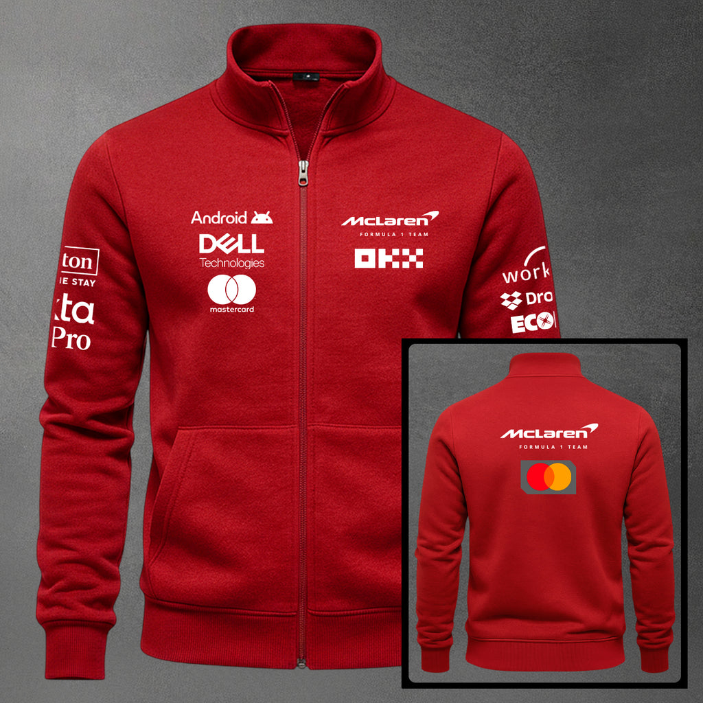 🏎️🔥 Buzo Cuello Alto F1 McLaren Estampado