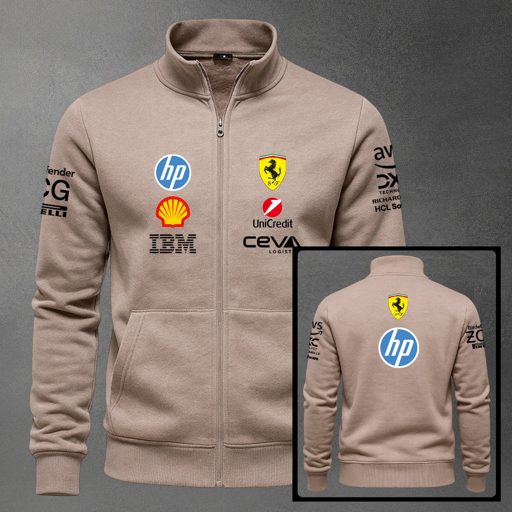 🏎️🔴 Buzo Cuello Alto F1 Ferrari Estampado