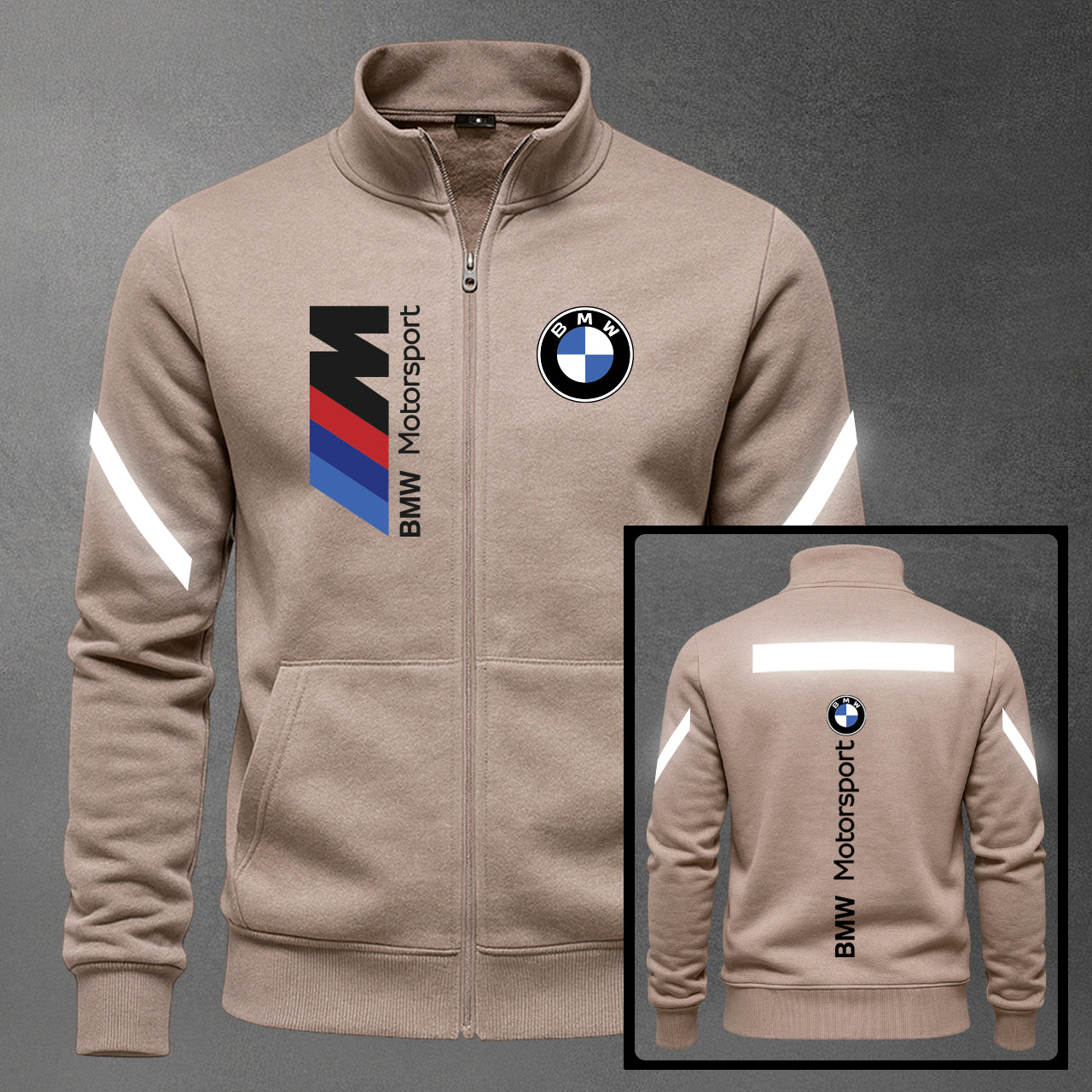 🏍️✨ Buzo BMW Reflectivo Cuello Alto