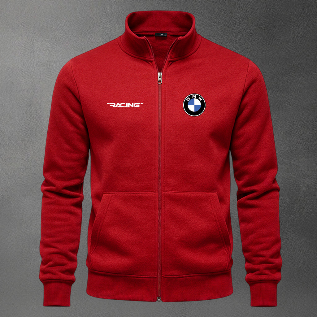 🏍️🔥 Buzo Cuello Alto BMW Bordado