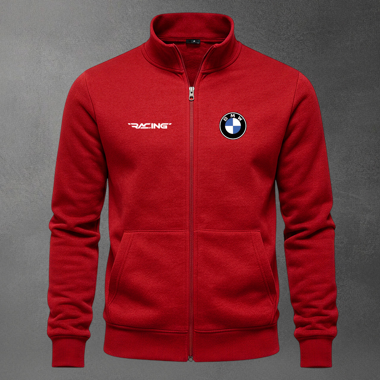 🏍️🔥 Buzo Cuello Alto BMW Bordado