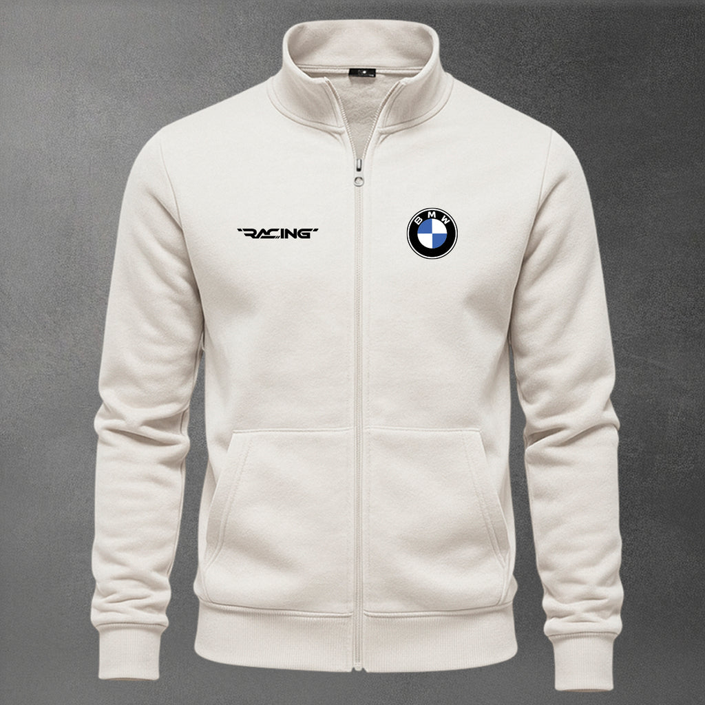 🏍️🔥 Buzo Cuello Alto BMW Bordado