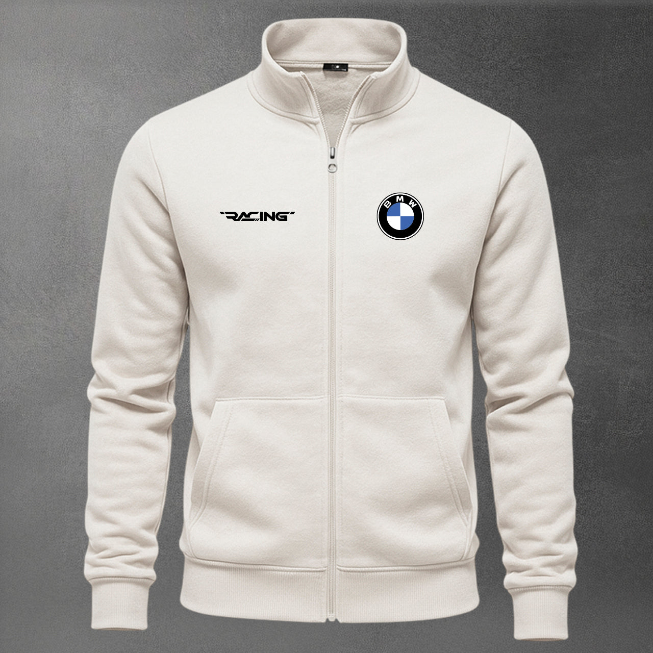 🏍️🔥 Buzo Cuello Alto BMW Bordado