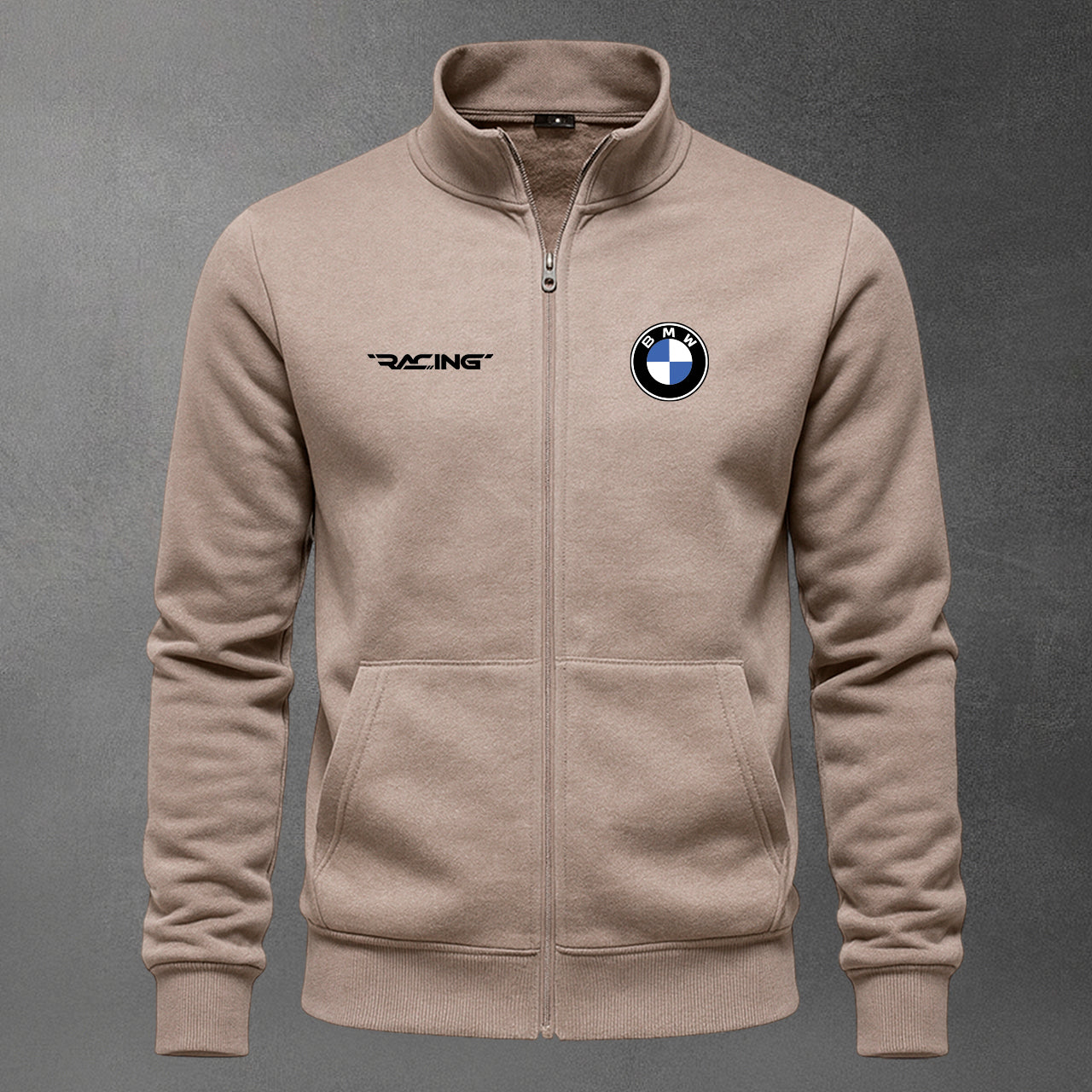 🏍️🔥 Buzo Cuello Alto BMW Bordado