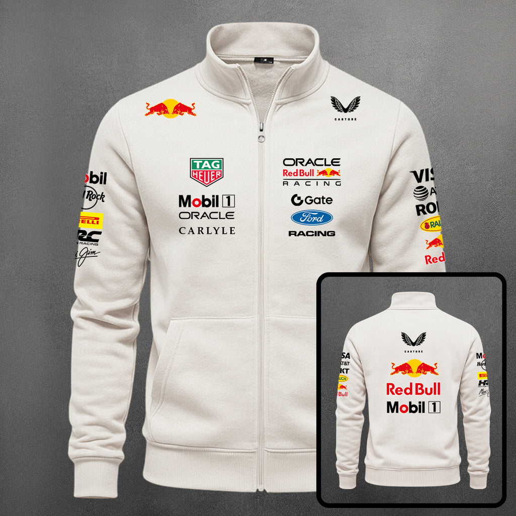 🏎️🔵🔥 Buzo Cuello Alto F1 Red Bull Estampado