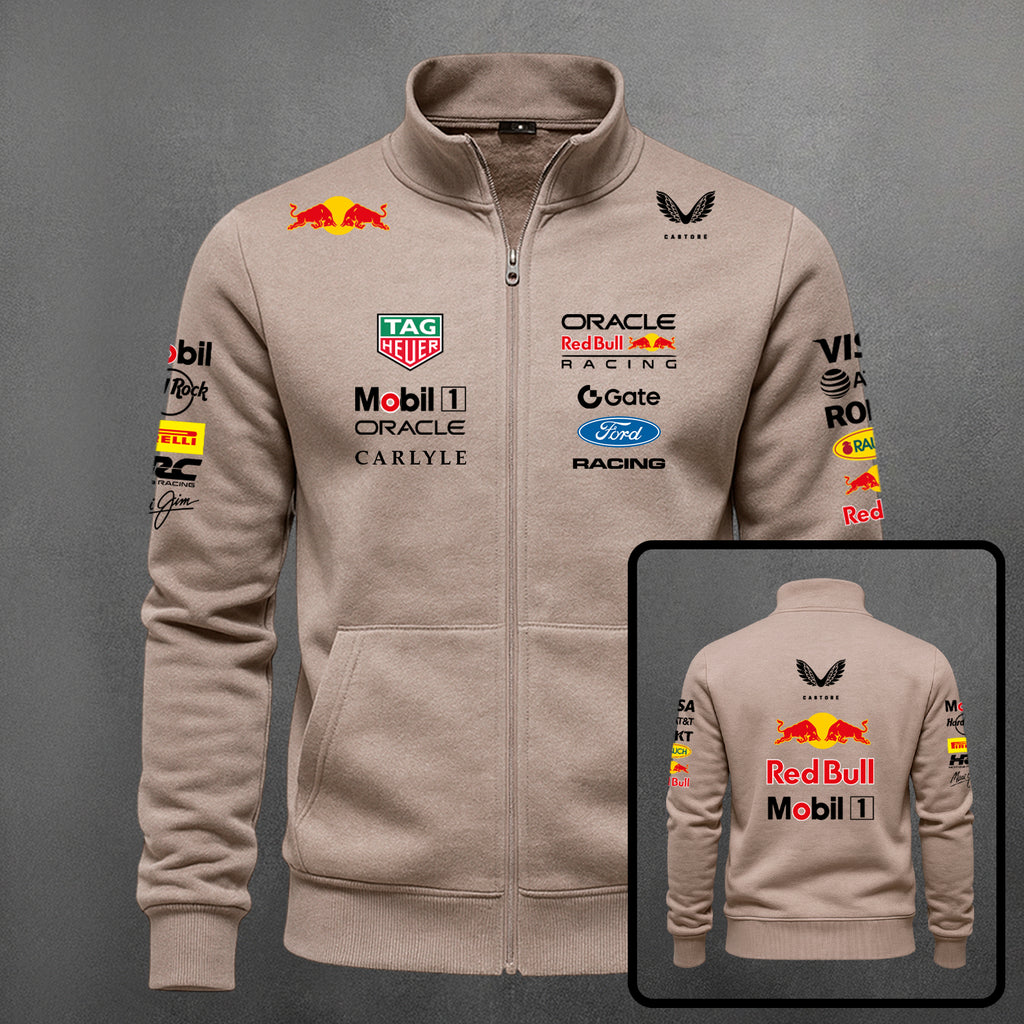 🏎️🔵🔥 Buzo Cuello Alto F1 Red Bull Estampado