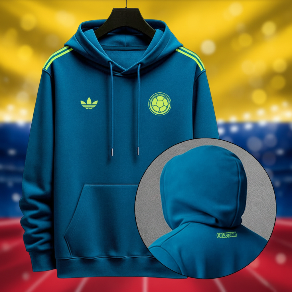 🇨🇴🔥 Buzo Colombia Azul Petróleo