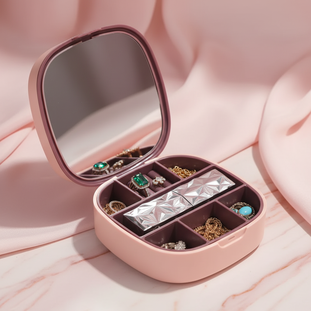 Organizador de Joyas con Espejo 💎✨