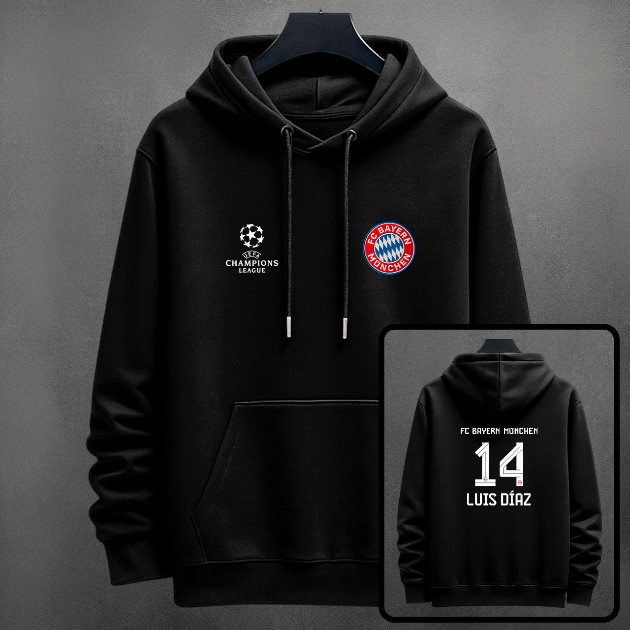 🔴⚪🔥 Buzo Bayern Múnich Bordado