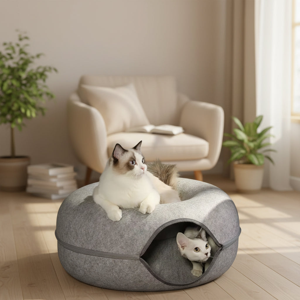 🐱🛏️ Cama Túnel Donut