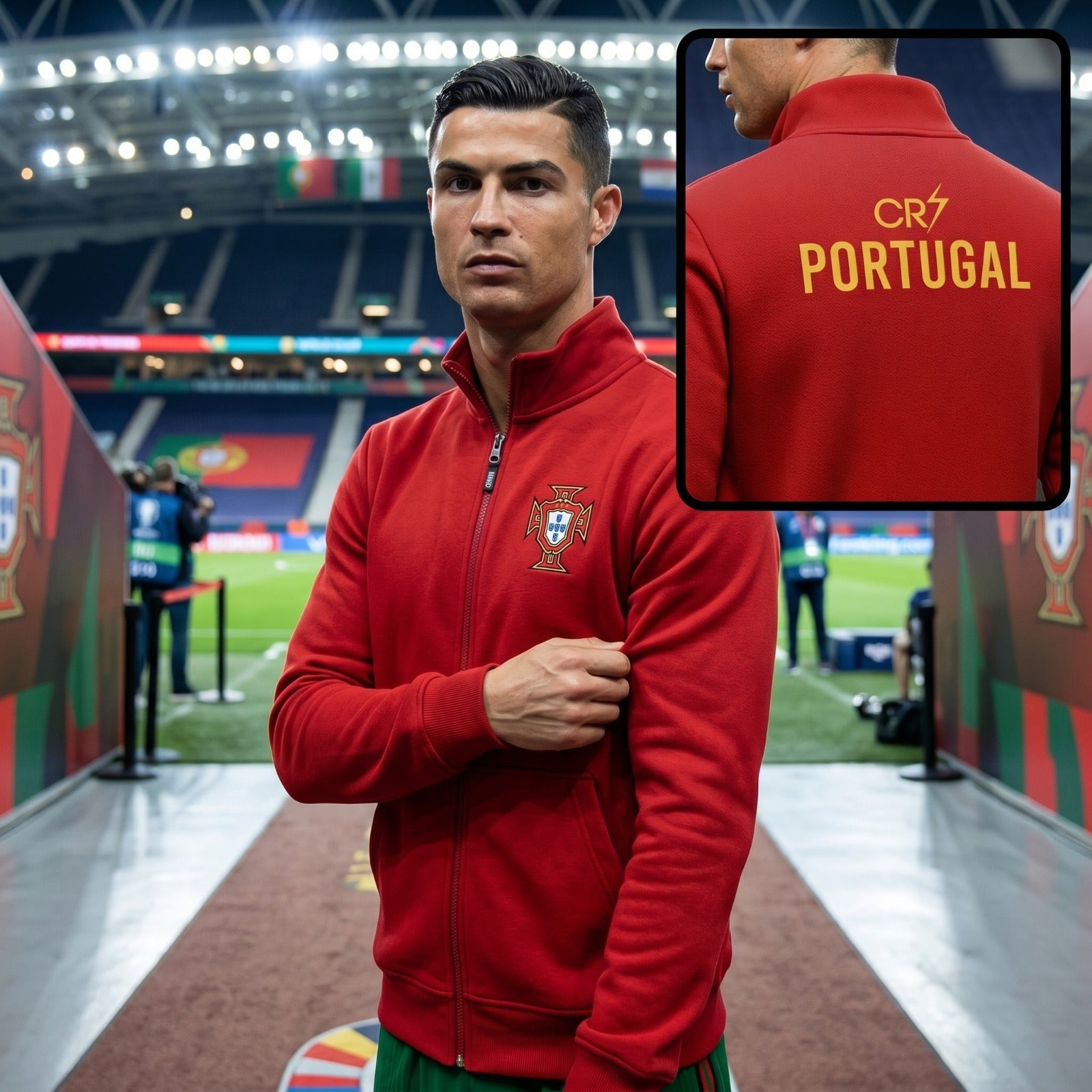 🇵🇹🔥 Buzo Cuello Alto Portugal CR7