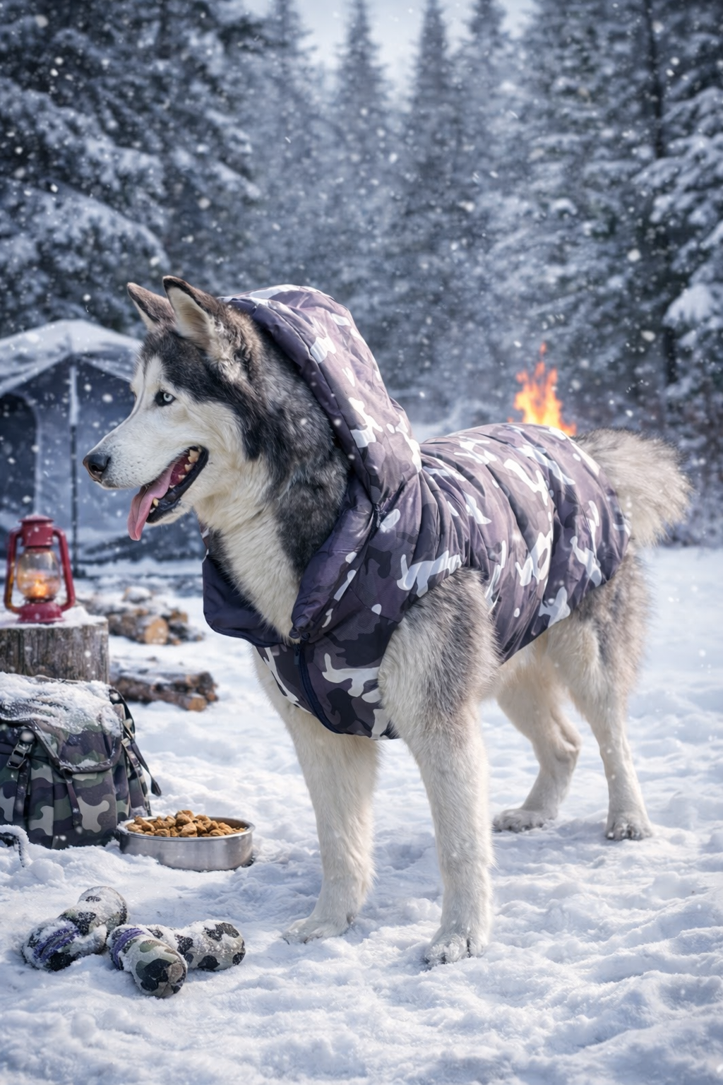 Chaleco impermeable para perro