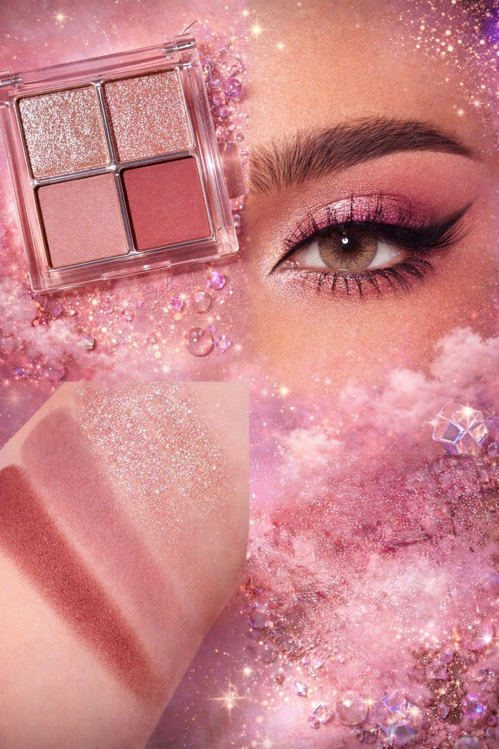 Paleta de Sombras de 4 Colores