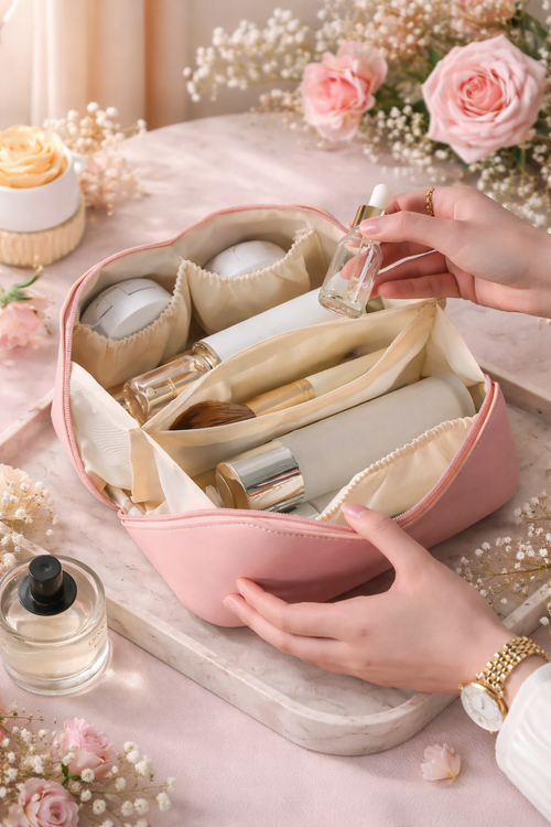 Cosmetiquera Organizadora Rosa