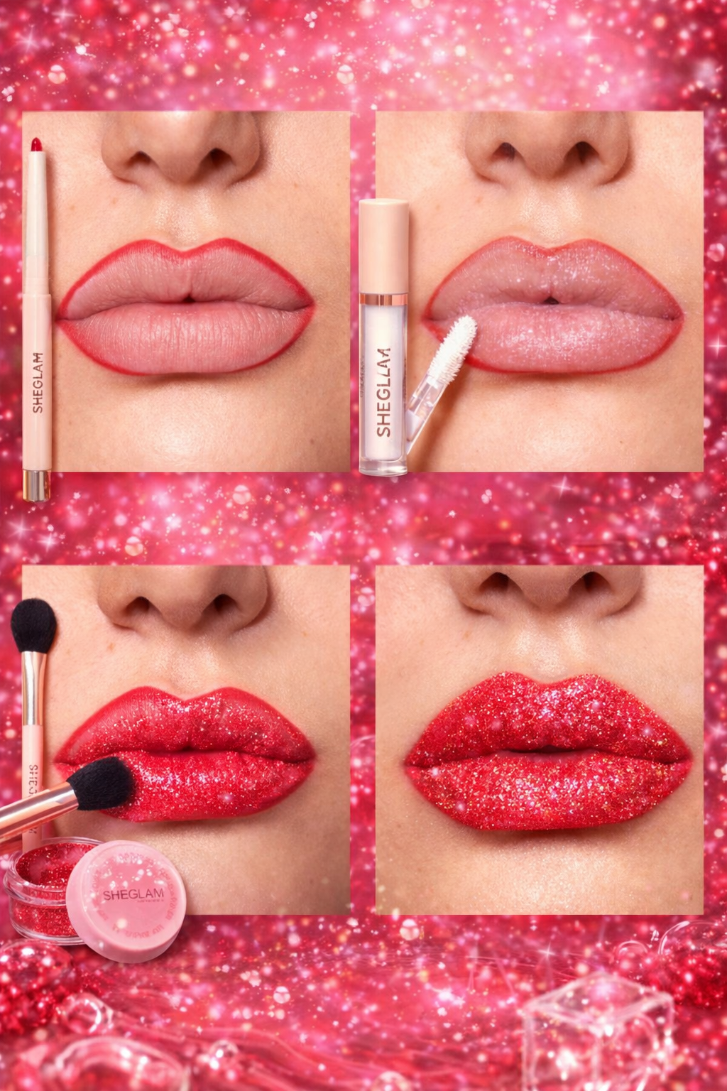 Kit de Purpurina Lip Dazzler